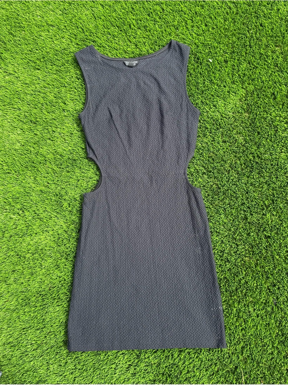 Topshop Classic Black Cutout Bodycon Dress